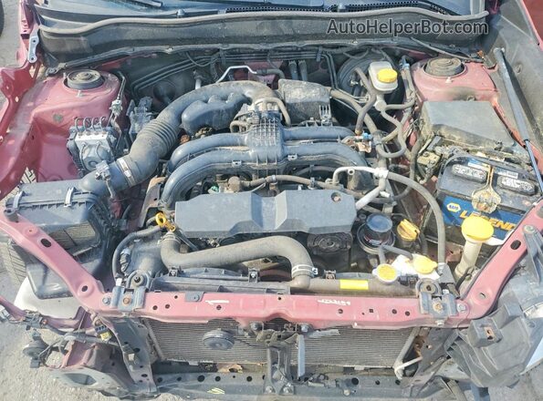 JF2SJADC1GH500097 2016 SUBARU FORESTER Красный Вид подкапотного пространства