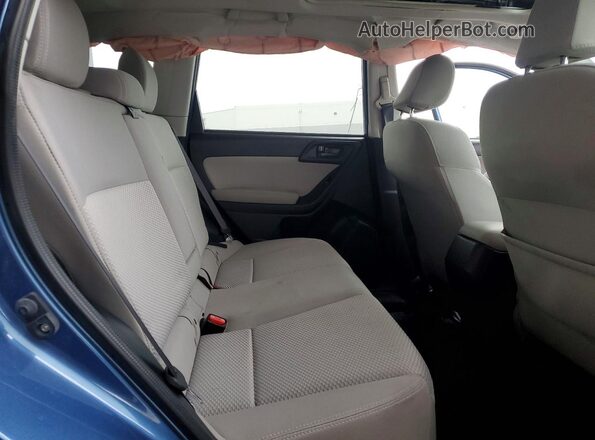 JF2SJADC2GH507155 2016 SUBARU FORESTER Blue Rear seats view