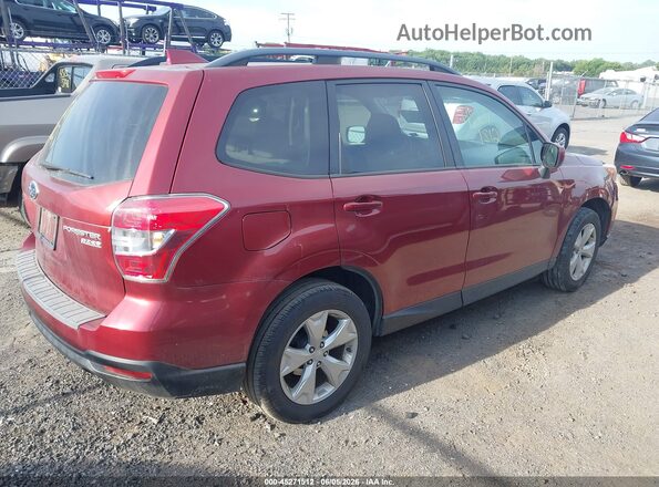 JF2SJADC2GH527678 2016 SUBARU FORESTER Maroon Задня права чверть