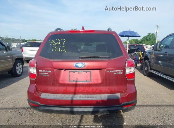 JF2SJADC2GH527678 2016 SUBARU FORESTER Maroon 