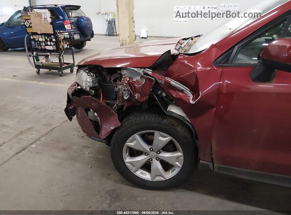 JF2SJADC2GH567131 2016 SUBARU FORESTER Burgundy Widok z przodu