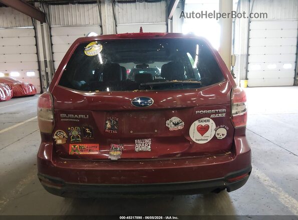 JF2SJADC2GH567131 2016 SUBARU FORESTER Burgundy 