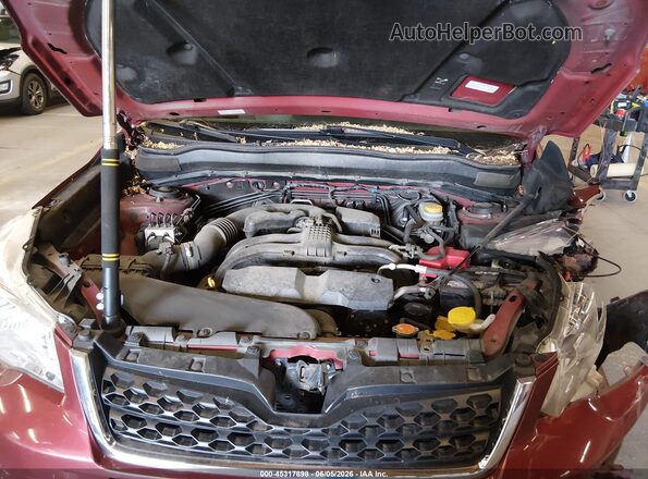 JF2SJADC2GH567131 2016 SUBARU FORESTER Burgundy Widok z tyłu