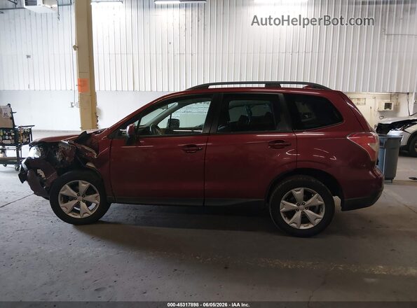 JF2SJADC2GH567131 2016 SUBARU FORESTER Burgundy Widok wnętrza 360 stopni