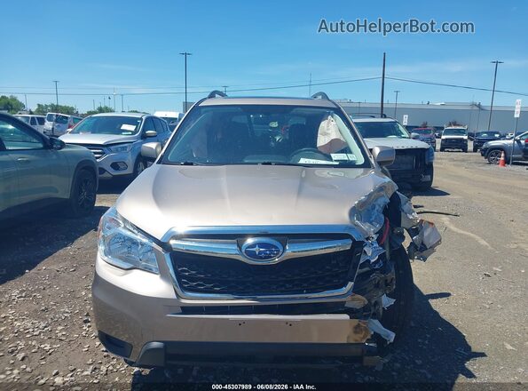 JF2SJADC3GH406660 2016 SUBARU FORESTER Tan Rear interior view