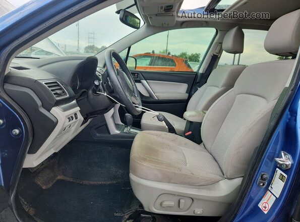 JF2SJADC3GH492925 2016 SUBARU FORESTER Blue Սալոնի դիմացի տեսք
