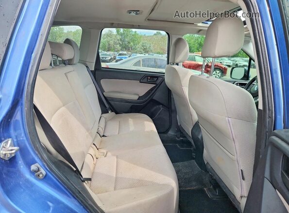 JF2SJADC3GH492925 2016 SUBARU FORESTER Blue Սալոնի հետևի տեսք