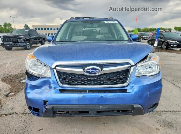 JF2SJADC3GH492925 2016 SUBARU FORESTER Blue Դիմացի տեսք