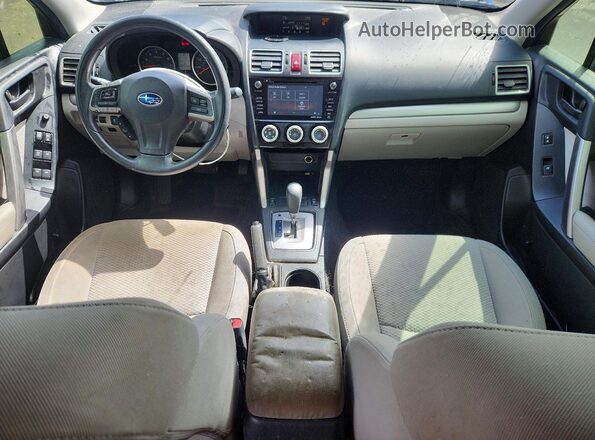 JF2SJADC3GH492925 2016 SUBARU FORESTER Blue Առջևի վահանակի տեսք