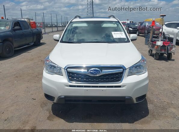 JF2SJADC5GH487905 2016 SUBARU FORESTER White ხელსაწყოთა პანელის ხედი