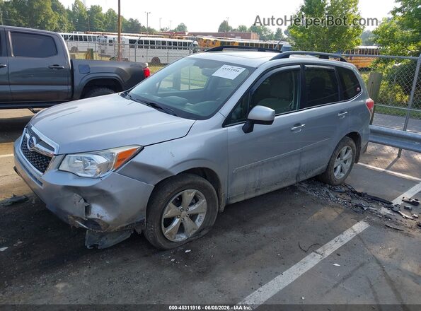 JF2SJADC5GH524662 2016 SUBARU FORESTER Silver Vista tres cuartos delantera izquierda