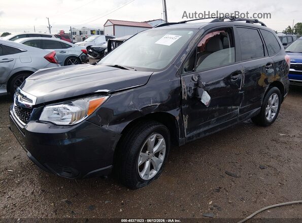 JF2SJADC6GH408791 2016 SUBARU FORESTER Gray წინა მარცხენა ხედი სამი მეოთხედიდან