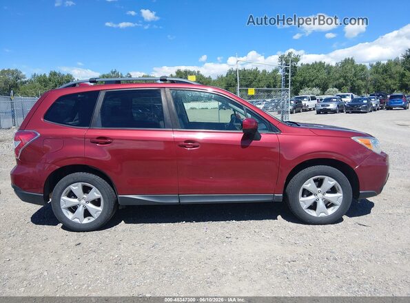 JF2SJADC6GH557217 2016 SUBARU FORESTER Burgundy Սալոնի հետևի տեսք