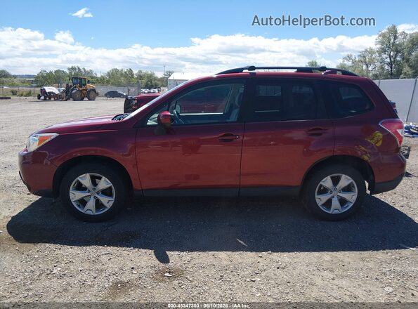 JF2SJADC6GH557217 2016 SUBARU FORESTER Burgundy Սալոնի 360 աստիճան տեսք