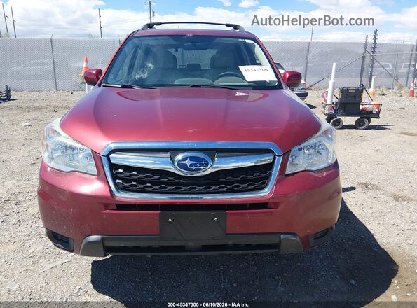 JF2SJADC6GH557217 2016 SUBARU FORESTER Burgundy Սարքավորումների վահանակի տեսք