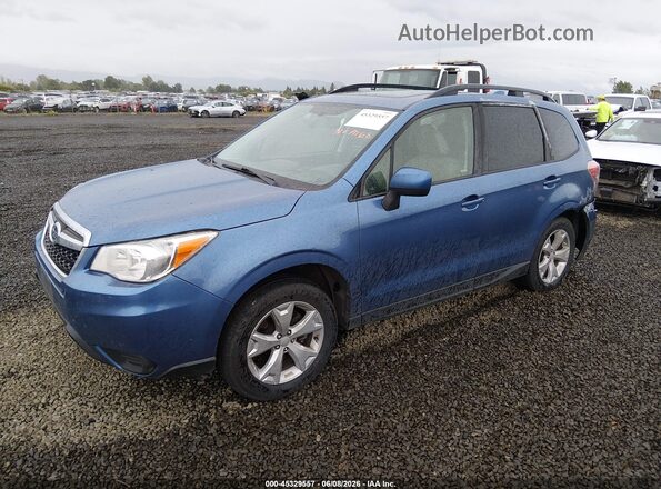JF2SJADC6GH559047 2016 SUBARU FORESTER Light Blue წინა მარცხენა ხედი სამი მეოთხედიდან