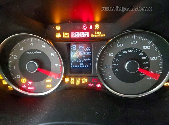 JF2SJADC7GH400327 2016 SUBARU FORESTER Black Սարքավորումների վահանակի տեսք