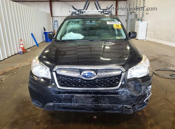 JF2SJADC7GH400327 2016 SUBARU FORESTER Black Դիմացի տեսք
