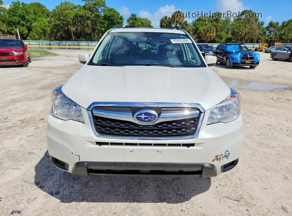 JF2SJADC7GH467283 2016 SUBARU FORESTER White Вид спереду