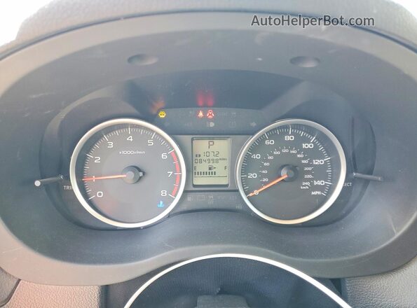 JF2SJADC7GH523335 2016 SUBARU FORESTER Золотой Вид щитка приборов