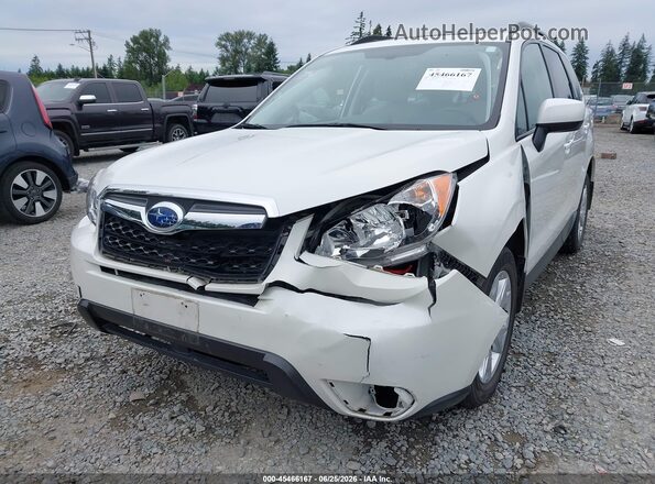 JF2SJADC8GH505023 2016 SUBARU FORESTER White Դիմացի տեսք