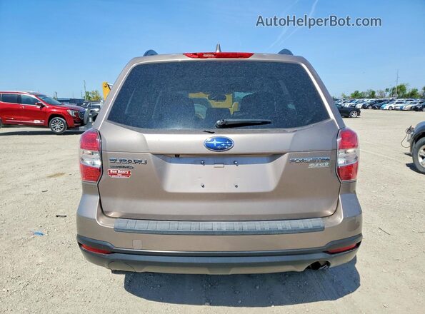 JF2SJADC9GH553257 2016 SUBARU FORESTER Gold უკანა ხედი