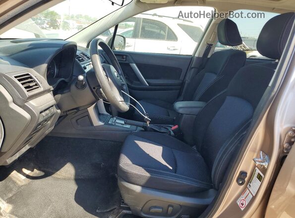 JF2SJADC9GH553257 2016 SUBARU FORESTER Gold წინა სალონის ხედი