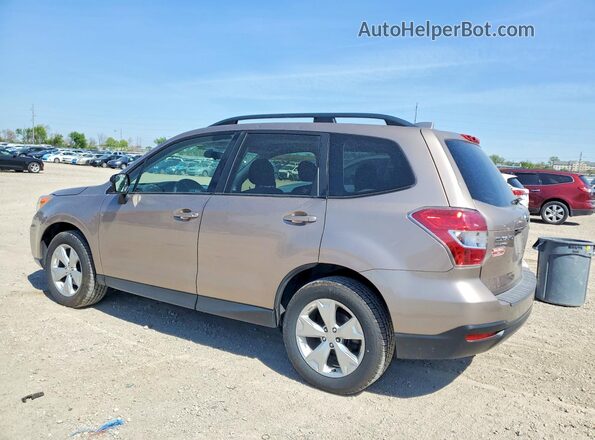 JF2SJADC9GH553257 2016 SUBARU FORESTER Gold უკანა მარცხენა
