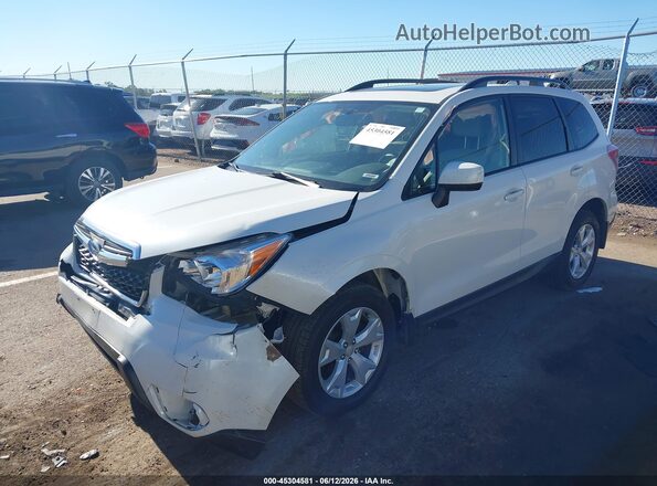 JF2SJADCXGH408082 2016 SUBARU FORESTER Белый Передняя левая четверть