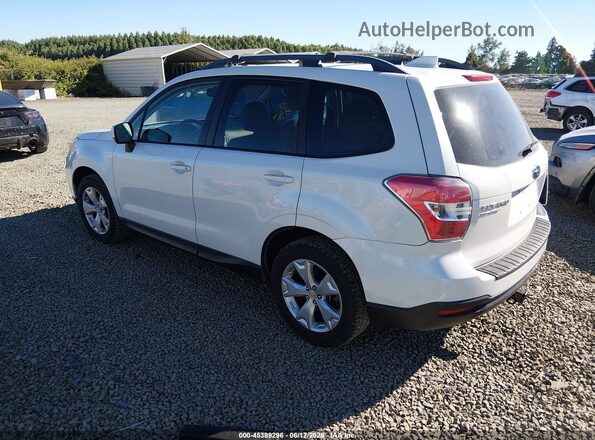 JF2SJADCXGH413718 2016 SUBARU FORESTER White Задня ліва чверть