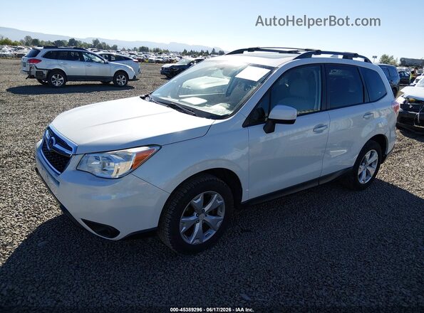 JF2SJADCXGH413718 2016 SUBARU FORESTER White Передня ліва чверть