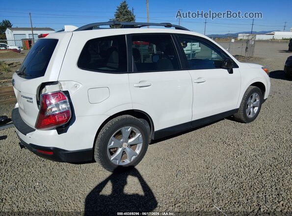 JF2SJADCXGH413718 2016 SUBARU FORESTER White Задня права чверть