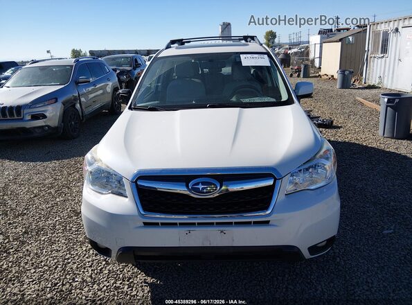 JF2SJADCXGH413718 2016 SUBARU FORESTER White Вид задньої частини салону