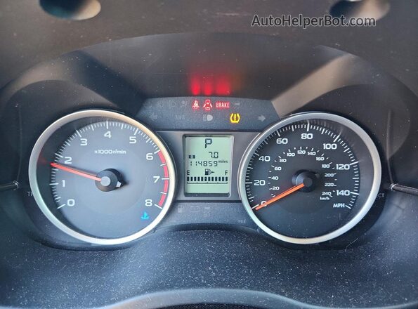 JF2SJADCXGH420281 2016 SUBARU FORESTER Blue Սարքավորումների վահանակի տեսք