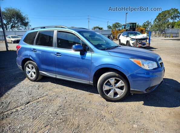 JF2SJADCXGH420281 2016 SUBARU FORESTER Blue Առջևի աջ