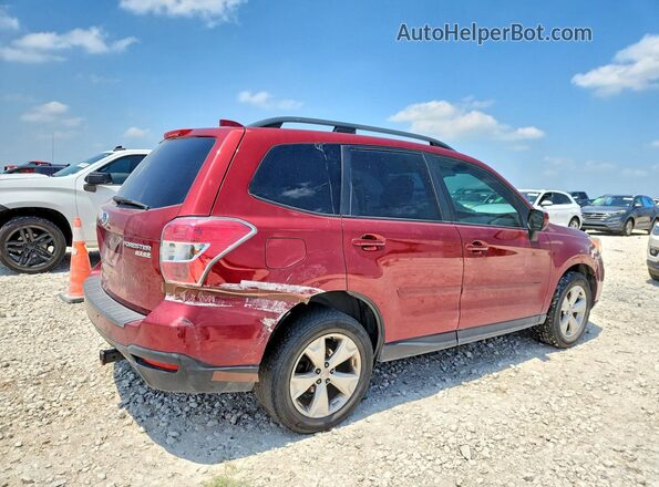 JF2SJADCXGH492405 2016 SUBARU FORESTER Бордовый Задняя правая четверть