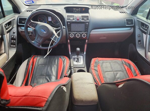 JF2SJADCXGH492405 2016 SUBARU FORESTER Бордовый Вид панели приборов