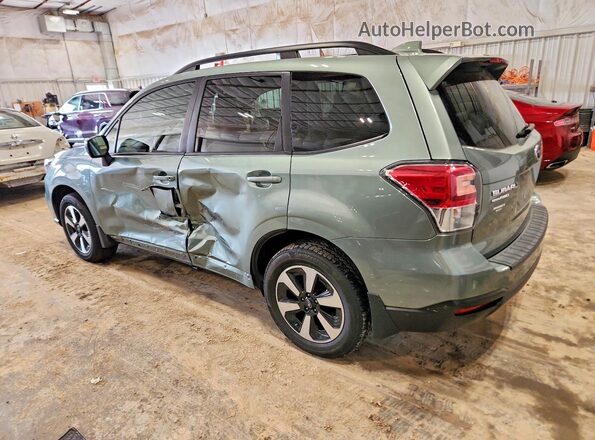 JF2SJAEC0HH533687 2017 SUBARU FORESTER Green უკანა მარცხენა