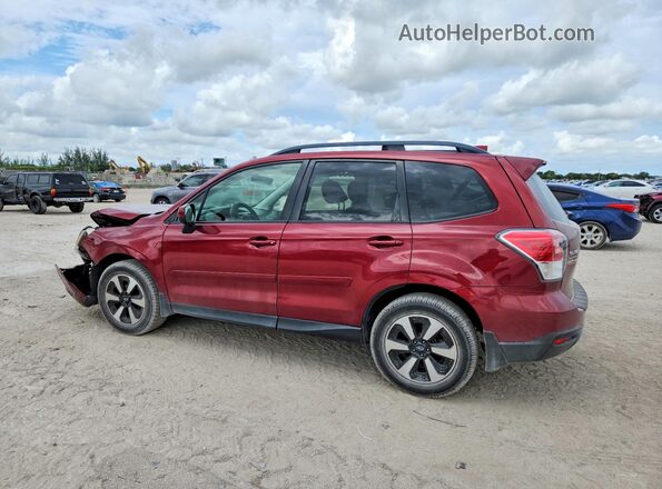 JF2SJAEC1HH414000 2017 SUBARU FORESTER Red Հետևի ձախ