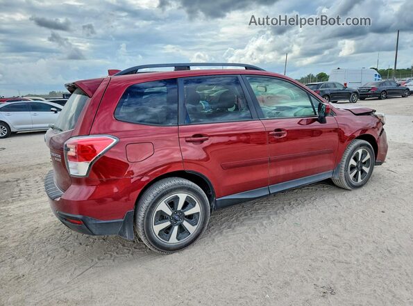 JF2SJAEC1HH414000 2017 SUBARU FORESTER Red Հետևի աջ