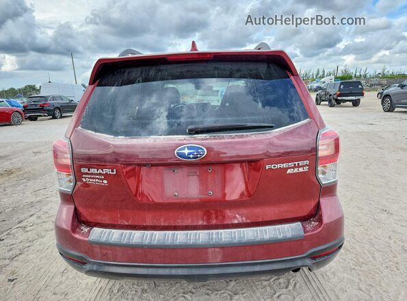 JF2SJAEC1HH414000 2017 SUBARU FORESTER Red Հետևի տեսք