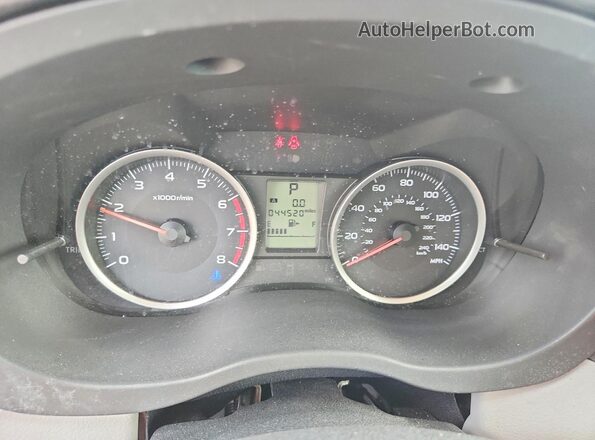JF2SJAEC1HH414000 2017 SUBARU FORESTER Red Սարքավորումների վահանակի տեսք