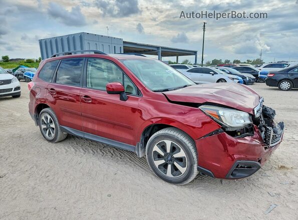 JF2SJAEC1HH414000 2017 SUBARU FORESTER Red Առջևի աջ