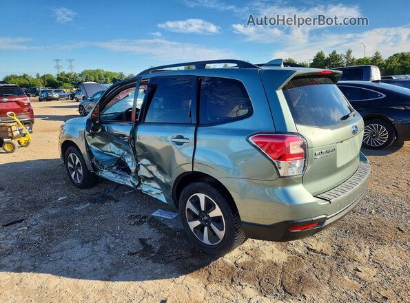JF2SJAEC1HH459180 2017 SUBARU FORESTER Green Trasero izquierdo