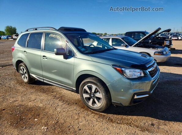 JF2SJAEC1HH459180 2017 SUBARU FORESTER Green Delantero derecho