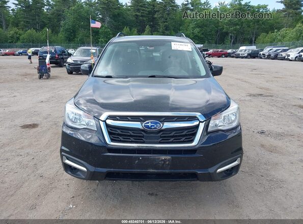 JF2SJAEC1HH515487 2017 SUBARU FORESTER Black Widok zestawu wskaźników