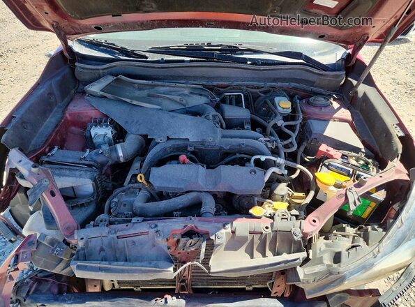 JF2SJAEC2HH441965 2017 SUBARU FORESTER Бордовый Вид задней части салона