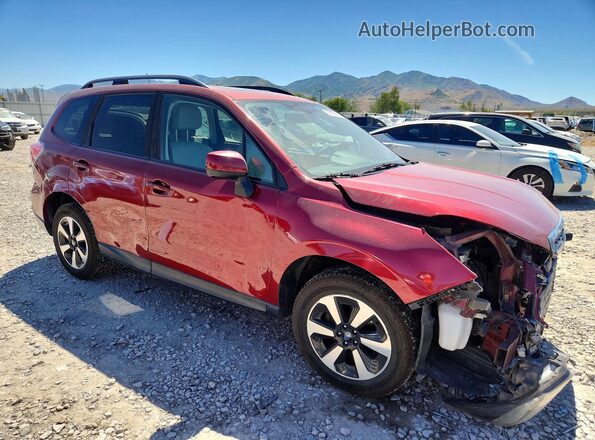 JF2SJAEC2HH441965 2017 SUBARU FORESTER Бордовый Передняя правая четверть