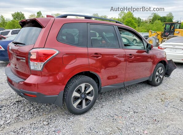 JF2SJAEC2HH478627 2017 SUBARU FORESTER Burgundy უკანა მარჯვენა