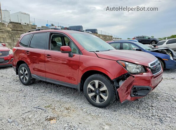 JF2SJAEC2HH478627 2017 SUBARU FORESTER Burgundy წინა მარჯვენა